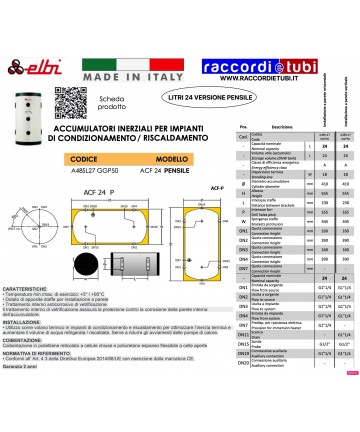 ELBI WASSERSPEICHER...