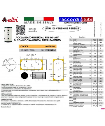 ELBI WASSERSPEICHER TECHNIK...