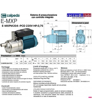 ELEKTROPUMPEN CALPEDA...