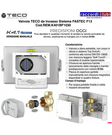 EINBAU-VENTIL TECO FASTEC...