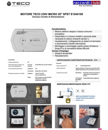 MOTORE TECO 230V MICRO 20"...