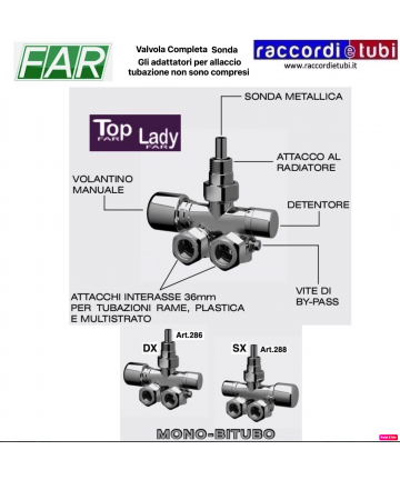 TOPFAR-VENTIL MONO/BITUBO...