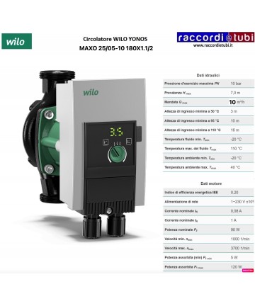 Zirkulator WILO YONOS MAXO...