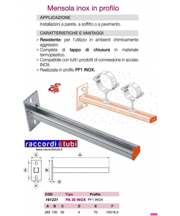 EDELSTAHLREGAL AUS PROFIL...