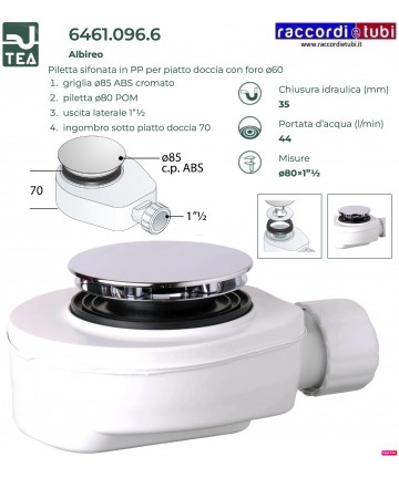 DUSCHABLEITER DURCHMESSER...