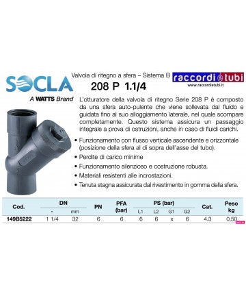 RÜCKSCHLAGVENTIL 1.1/4...