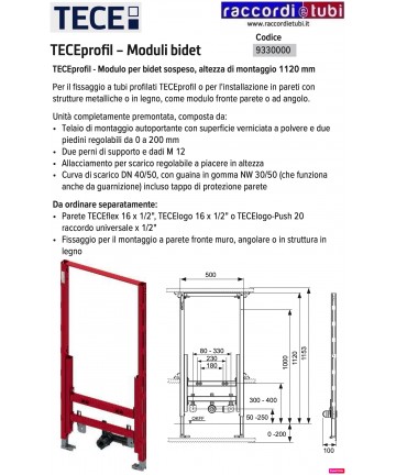 MODUL FÜR HÄNDBIDET TECEBOX...