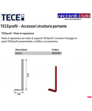 TECEprofil PIEDE DI...