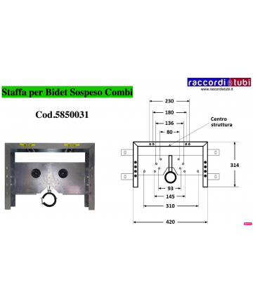 WAND-BIDET HALTERUNG MODEL...