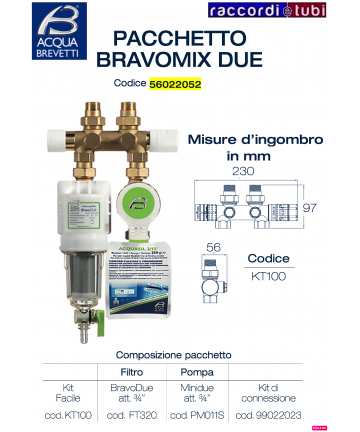 BRAVO MIX ZWEI FILTER 3/4...