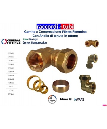 ECKFITTING AUS MESSING MIT...