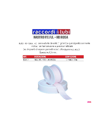 TEFLONBAND P.T.F.E. HD ROSA...