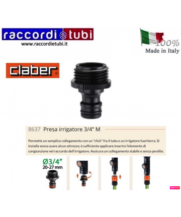 HANDE FÜR WASSERHANDE Ø 3/4...