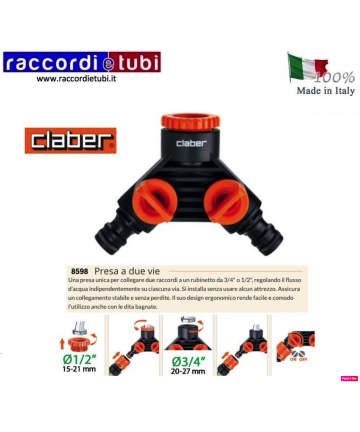 PRESA DUE VIE CLABER CON...