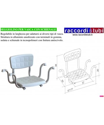 BADSTUHL MIT RÜCKENLEHNE,...