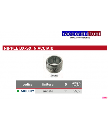 VERZINKTE NIPPLES D.1''...