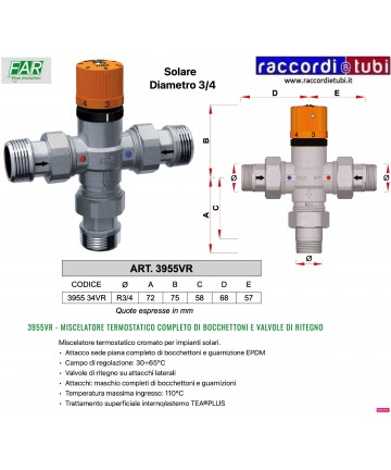 SOLAR-TEMPERATURMISCHER FAR...