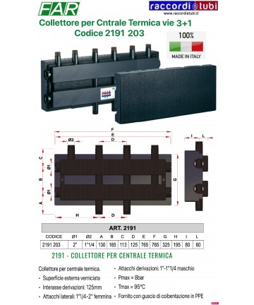 COLLETTORE FAR IN ACCIAIO 3...