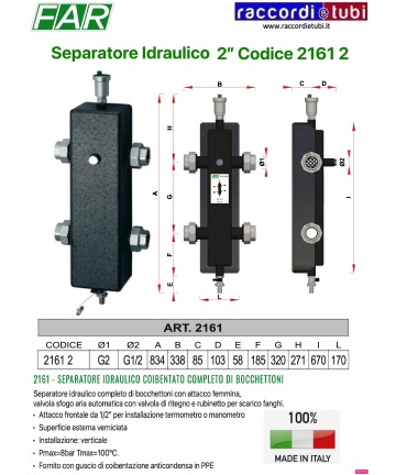 SEPARATORE IDRAULICO FAR 2"...