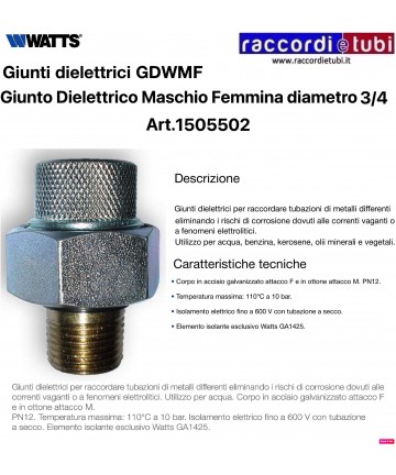 GIUNTO DIELETTRICO ACQUA...
