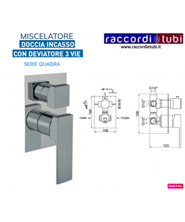 DUSCHMISCHER QUADRO...