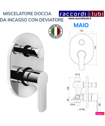 DUSCHMISCHER MAIO UNTERPUTZ...