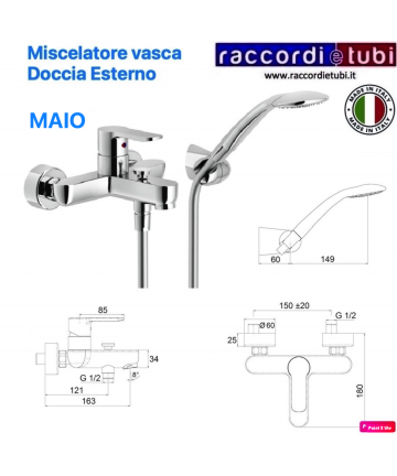 BAD-DUSCHMISCHE MAIO AUSSEN...