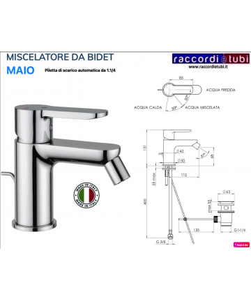 BIDET-MISCHBATTERIE MAIO...