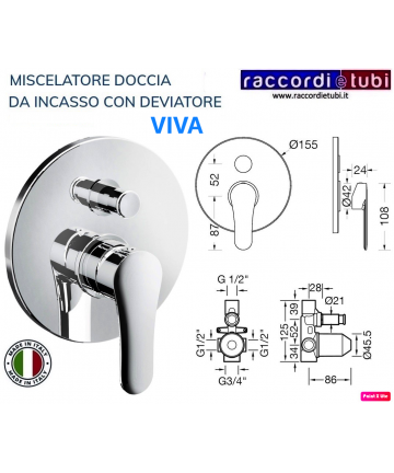WAND-DUSCHMISCHBATTERIE...