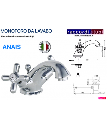 Einlochwaschtischarmatur...