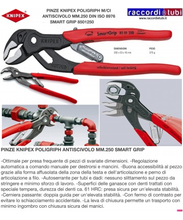 PINZA COBRA KNIPEX SMART...