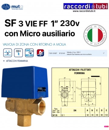 ELETTROVALVOLA MUT 3VIE 1"...