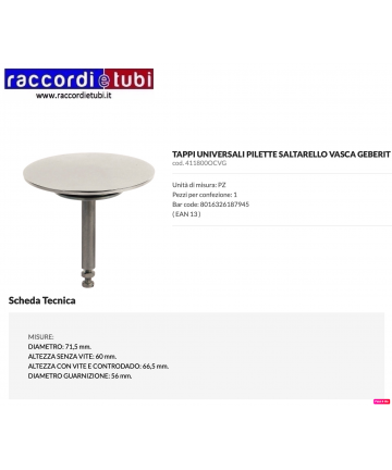 DECKEL FÜR GEBERIT WANNENSÄULE