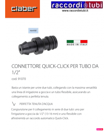 CONNETTORE QUICK-CLICK PER...