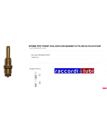 VITONE PONSI G41L QUADR.7...