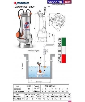Tauchpumpe PEDROLLO...