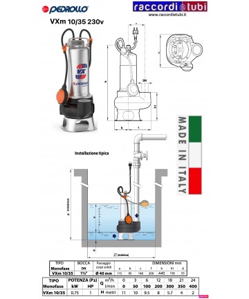EINTAUCHPUMPE PEDROLLO...