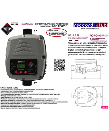 PRESSOSTAT BRIO TOP 1"...