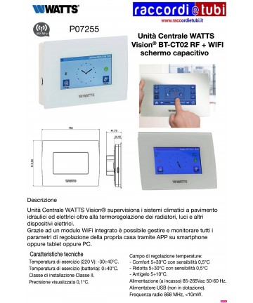 ZENTRALE WATTS VISION CT02...