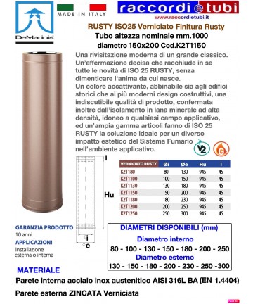 Rauchrohr De Marinis RUSTY...