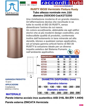 Rauchrohr De Marinis Rusty...