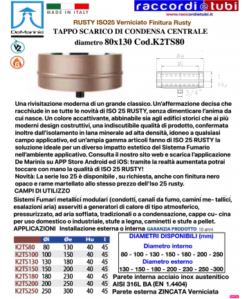 DE MARINIS RUSTY TAPPO...