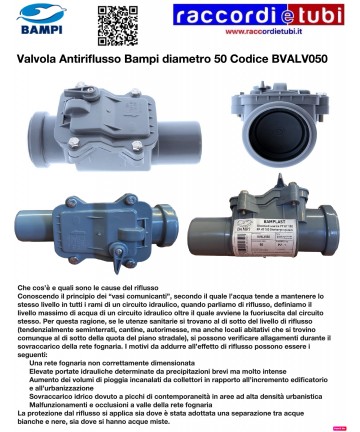 RÜCKSCHLAGVENTIL CLAPET PP...