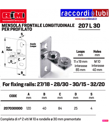 LANGE FRONTABLAGE 25-28-30-32