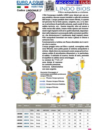 FILTRO EUROACQUE LINDO BIOS 2"