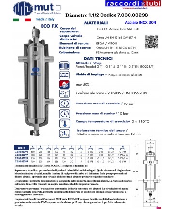 MUT HYDRAULISCHER SEPARATOR...