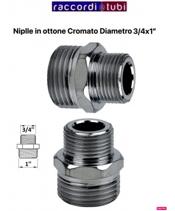 CHROMIERTES BRONZE-ROHR...