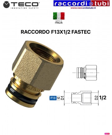 FASTEC RACCORDO F.1/2XF13...