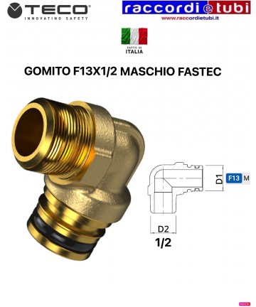 FASTEC F13 GOMITO 1/2 M....
