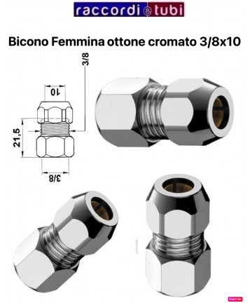 BICONO WEIBLICH VERCHROMTES...